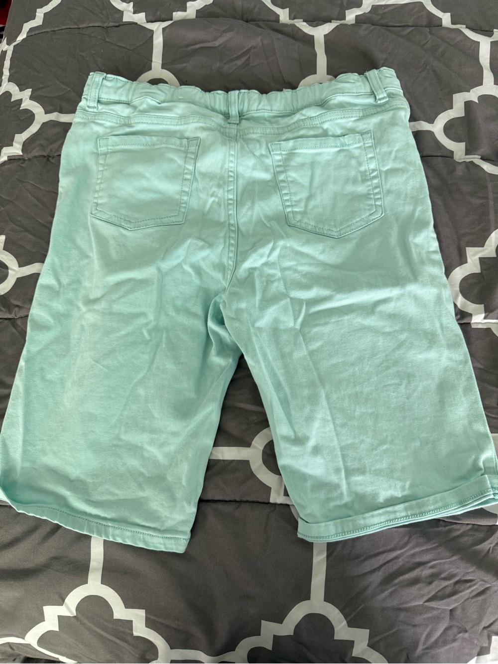 The Children's Place Coral and Mint Stretch Cotton Shorts - Picture 3 of 5
